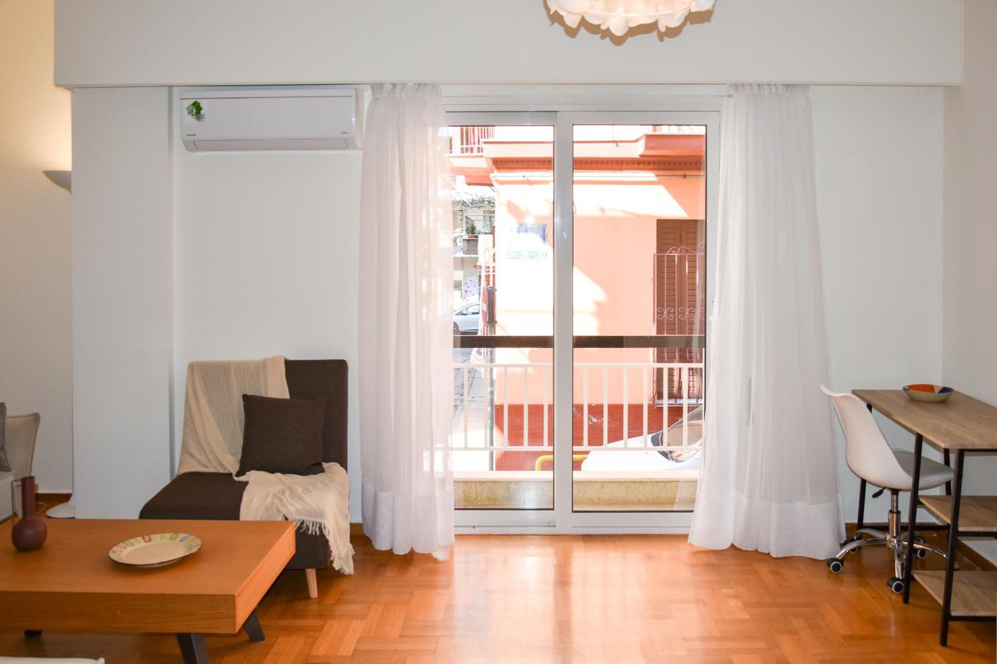 Spacious Modern Apartment In Pagkrati Athena Bagian luar foto