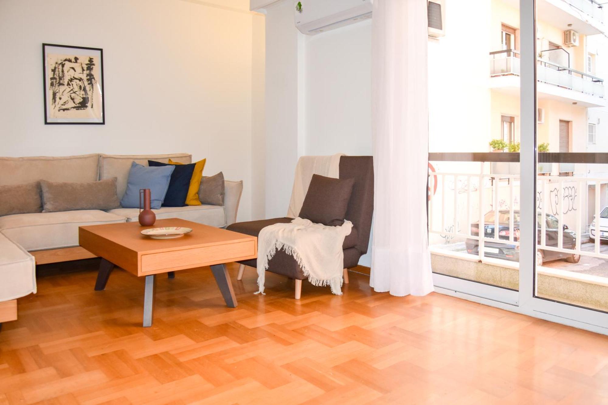 Spacious Modern Apartment In Pagkrati Athena Bagian luar foto