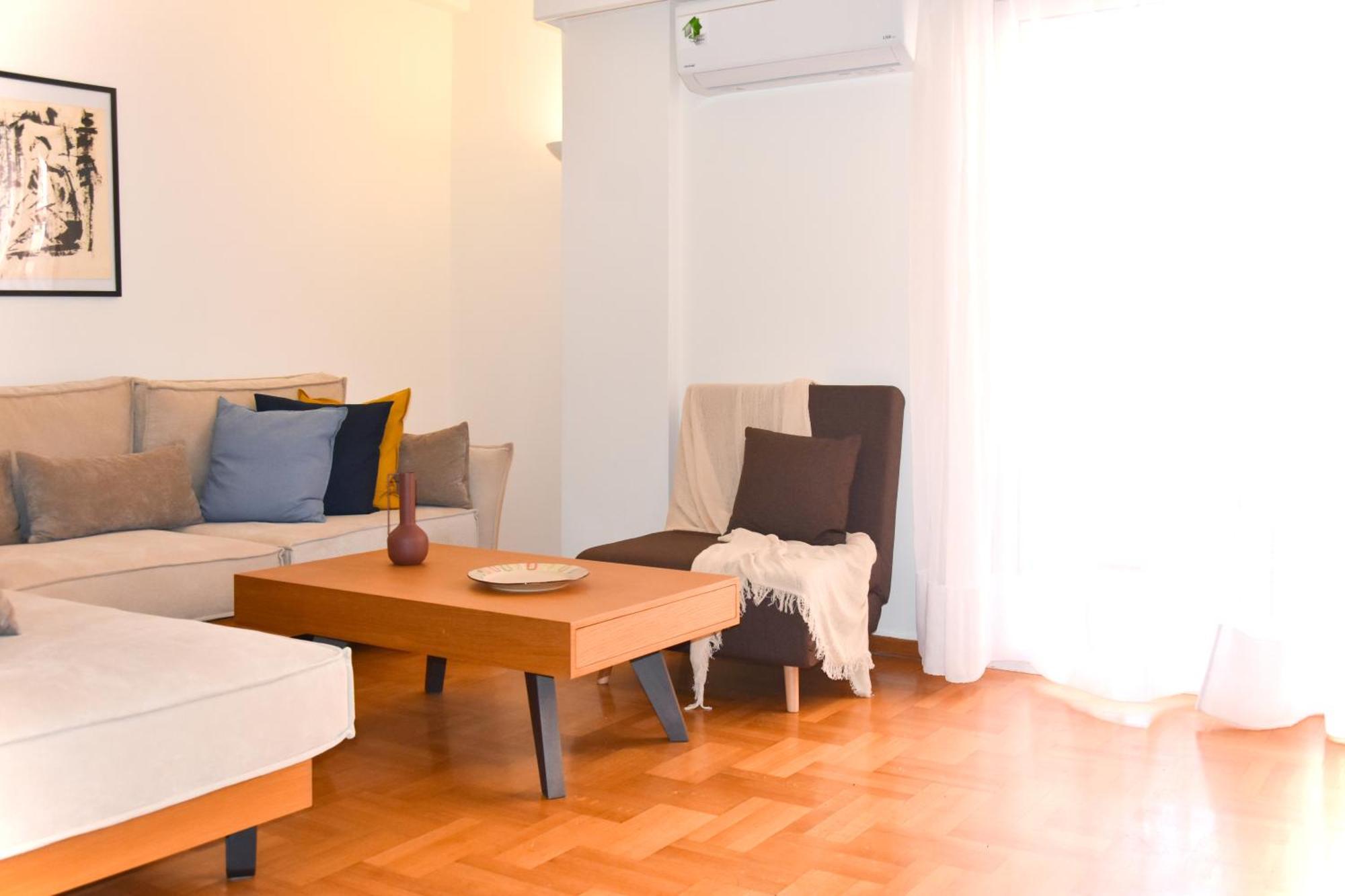 Spacious Modern Apartment In Pagkrati Athena Bagian luar foto